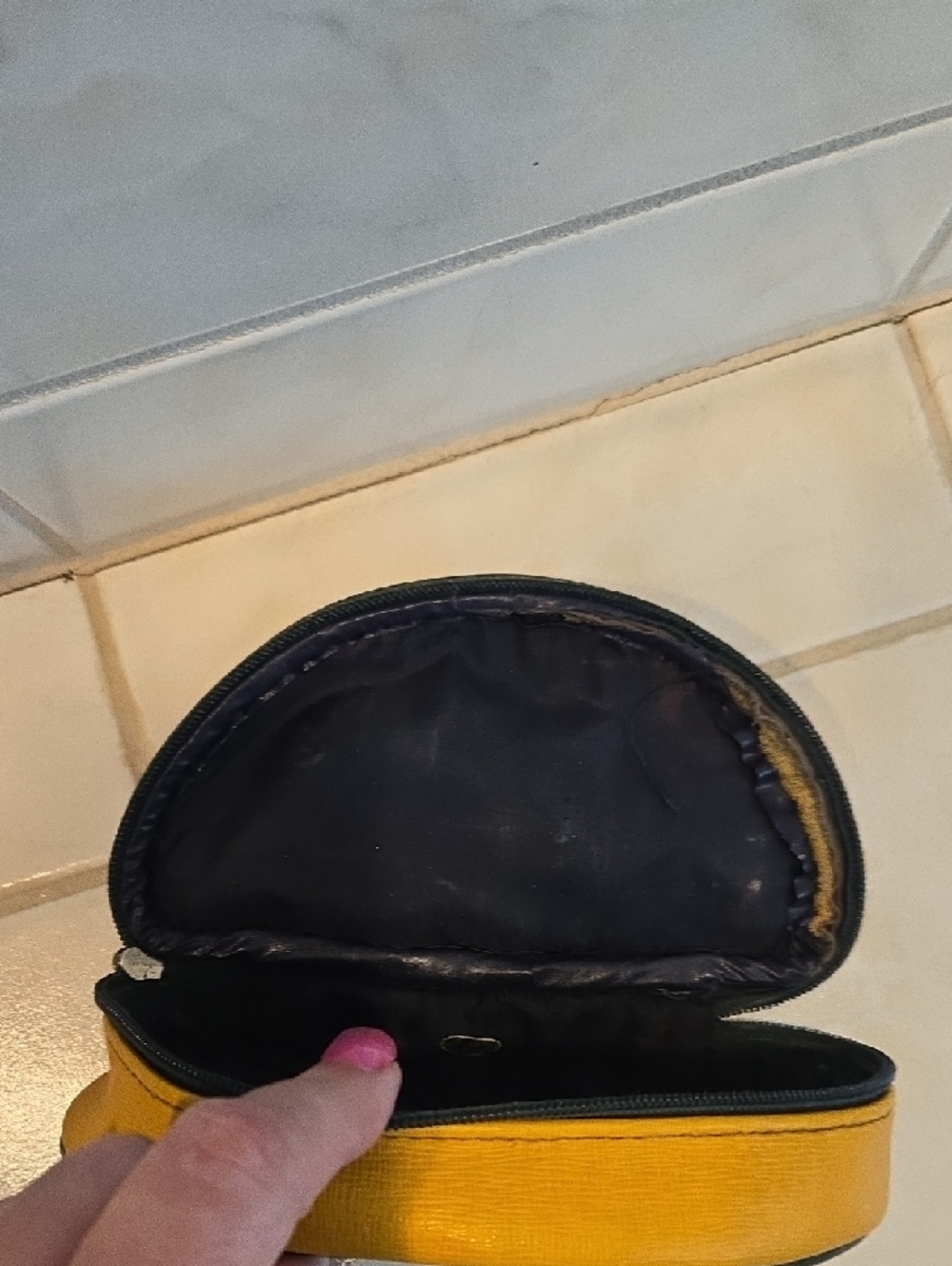 Multicolor Half-Moon Zip Pouch - Picture 5 of 5